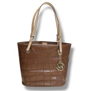 MICHAEL Michael Kors Alligator Embossed Tote Bag